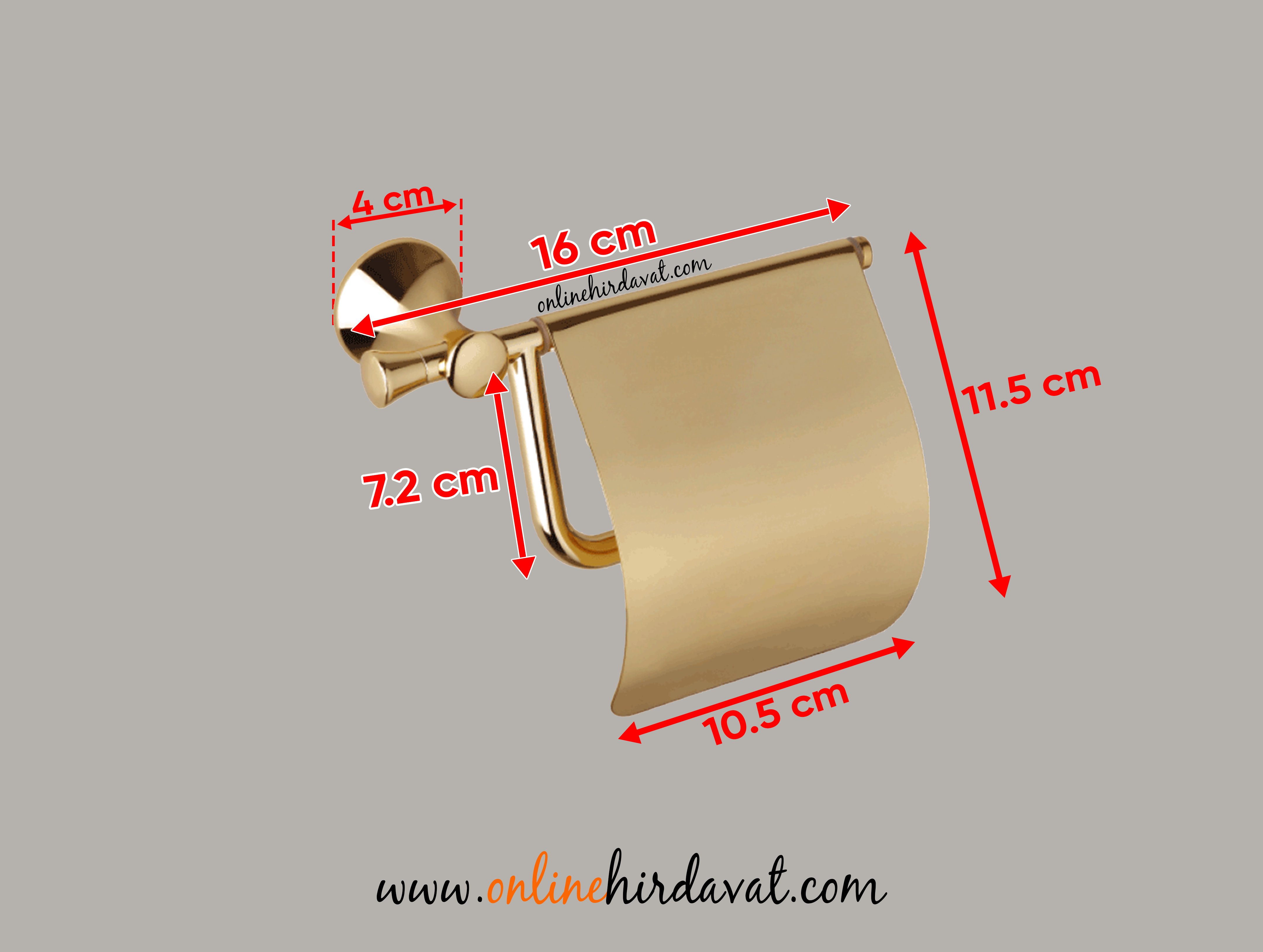 Duxxa Art Kapaklı Tuvalet Kağıtlığı